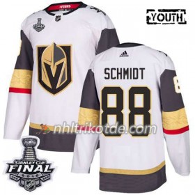Vegas Golden Knights Trikot Nate Schmidt 88 2018 Stanley Cup Final Patch Adidas Weiß Authentic - Kinder